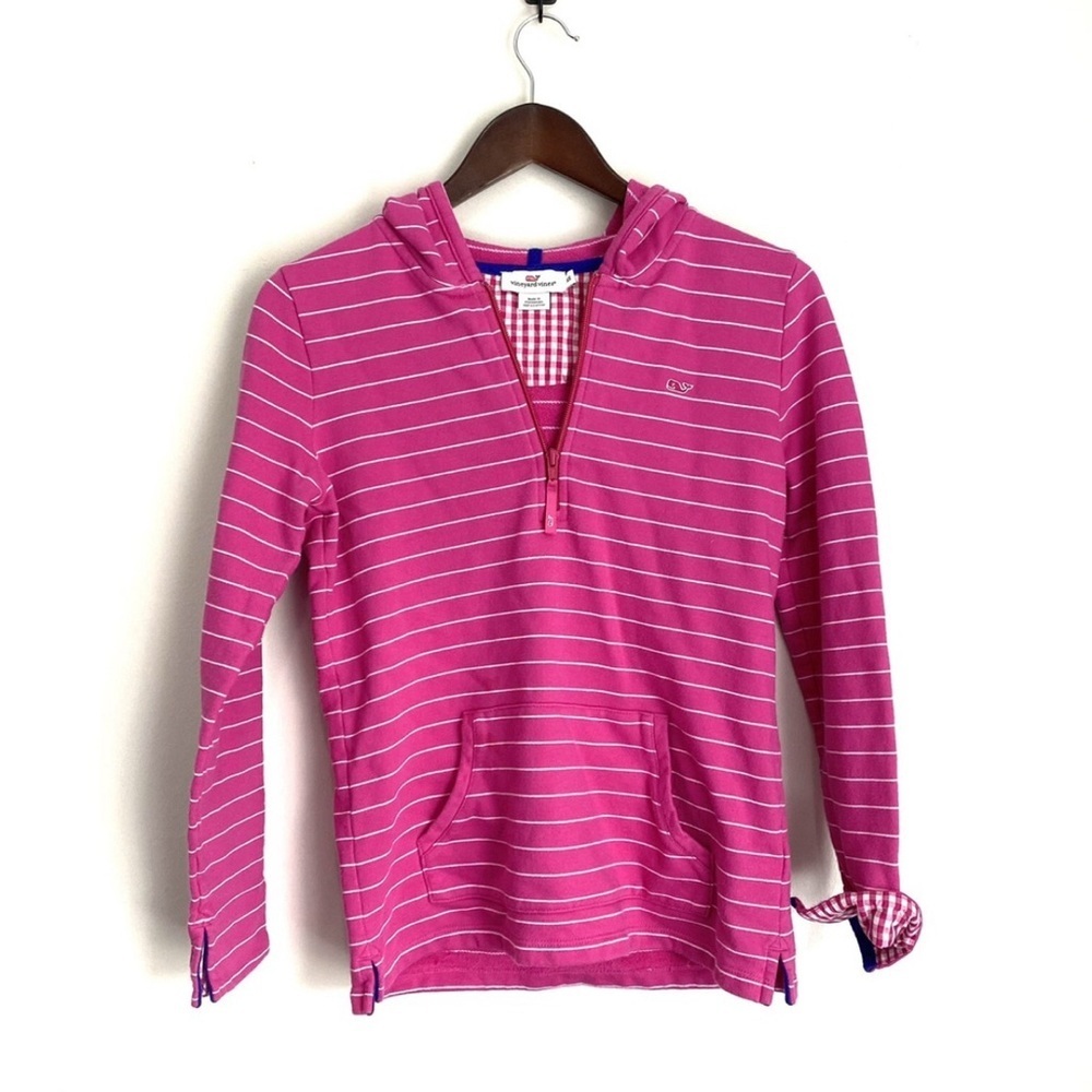 Vineyard Vines Pink Striped Hoodie